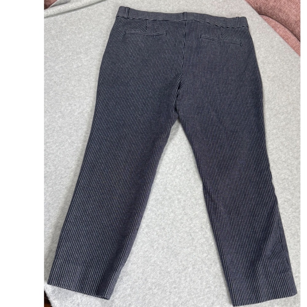 Banana Republic Sloan Petite Striped Ankle Pants Career Casual S8 - Picture 6 of 13